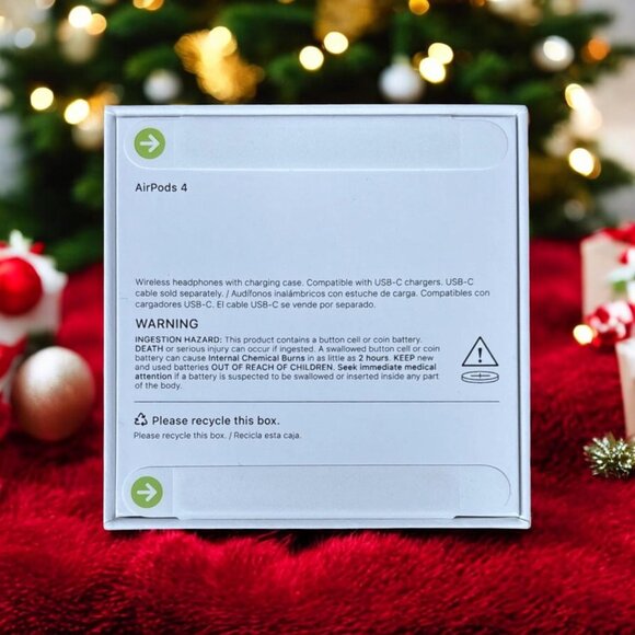 Genuine Brand New APPLE AirPods 4 Without Noise Cancellation MXP63LL/A New - Picture 2 of 9